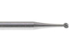 01.6mm Steel Round Bur - Germany - 3/32 inch shank - widgetsupply.com