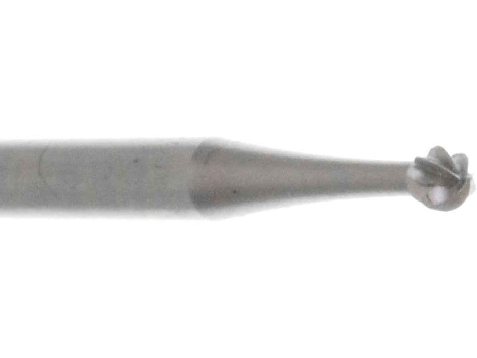 01.8mm Steel Round Bur - Germany - 3/32 inch shank - widgetsupply.com
