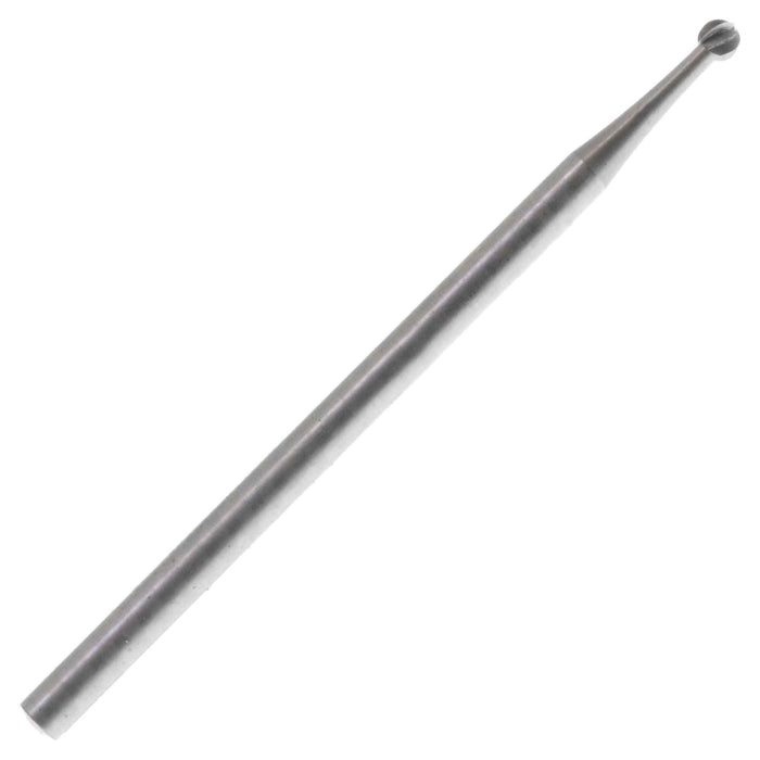 02.0mm Steel Round Bur - Germany - 3/32 inch shank - widgetsupply.com