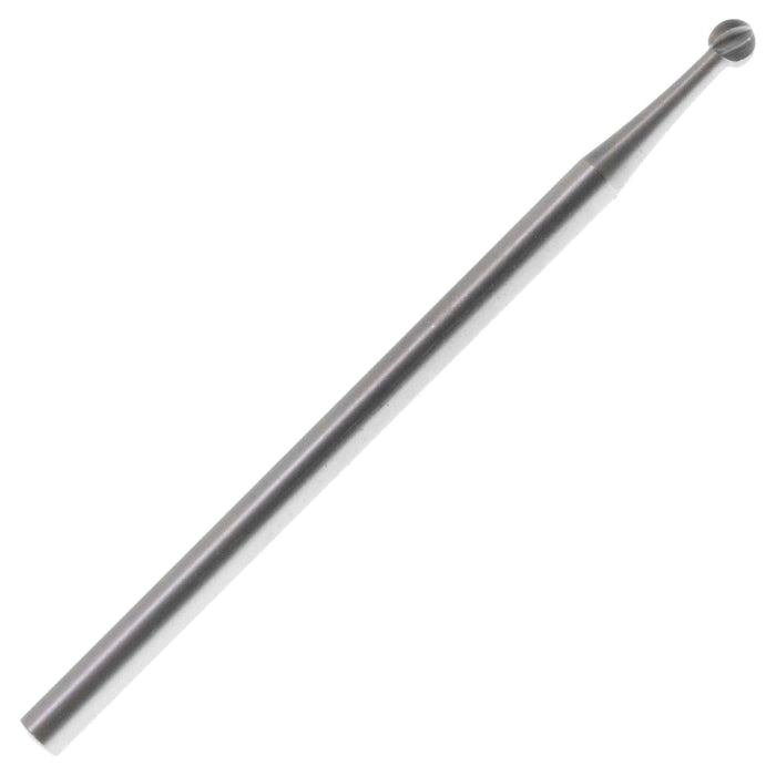 02.2mm Steel Round Bur - Germany - 3/32 inch shank - widgetsupply.com
