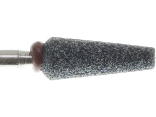 06.4mm - 1/4 x 5/8 inch 80 Grit Grey Cone Grinding Stone, USA - widgetsupply.com