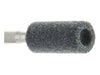 06.4mm - 1/4 x 1/2 inch 100 Grit Grey Dished Cylinder Grinding Stone, USA - widgetsupply.com