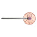 04.8mm - 3/16 inch 120 Grit Round Pink Grinding Stone, USA - widgetsupply.com