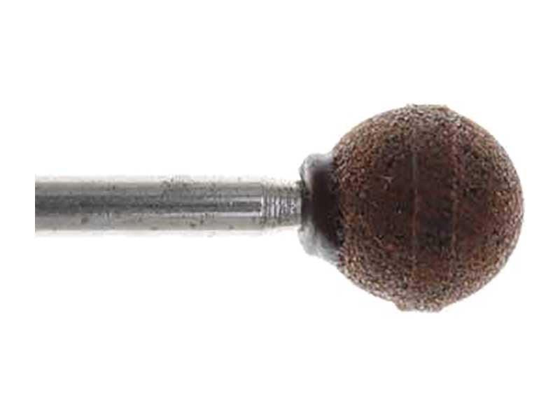 09.5mm - 3/8 inch 80 Grit Round Brown Grinding Stone, USA - widgetsupply.com
