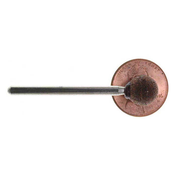 09.5mm - 3/8 inch 80 Grit Round Brown Grinding Stone, USA - widgetsupply.com