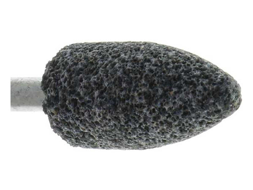 09.5mm - 3/8 x 3/4 inch 60 Grit Grey Flame Grinding Stone, USA - widgetsupply.com