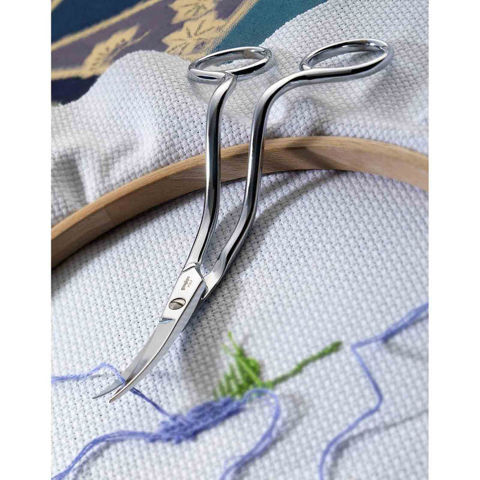Gingher 220130 Double-curved Embroidery Scissors - 6 Inch - widgetsupply.com