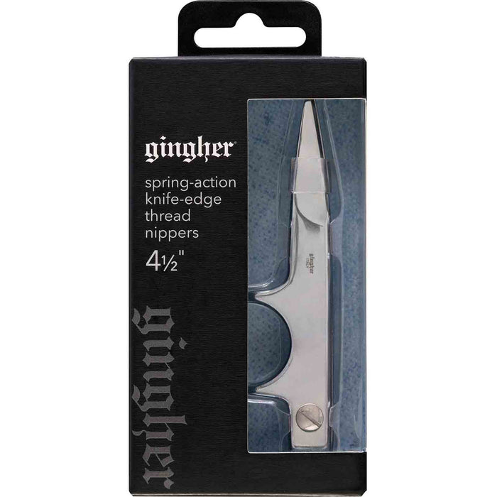Gingher 220671 Spring-action Knife-edge Thread Nippers - widgetsupply.com