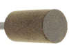 09.5mm - 3/8 x 11/16 inch Hard Leather Buffing Cylinder - 1/8 inch shank - widgetsupply.com