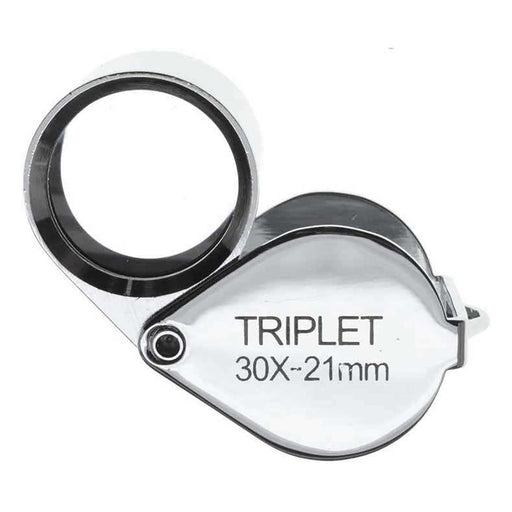 30X Magnifying Glass Loupe Triplet