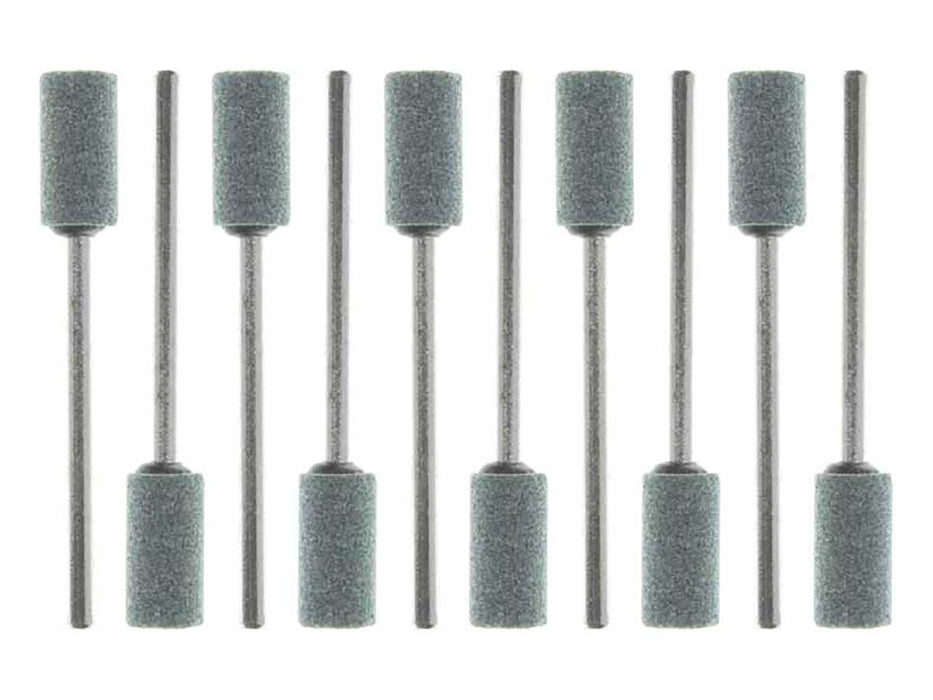 07.0mm - 9/32 x 1/2 inch Cylinder Grinding Stone - 3/32 shank - 10pc - widgetsupply.com