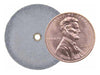 22.2mm - 7/8 x 1/8 inch Grey Heatless Wheels - 50pc  - 1/16 inch hole - widgetsupply.com