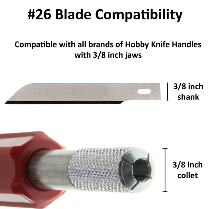 5pc X-ACTO X226 - 5pc #26 Whittling Knife Blades - widgetsupply.com