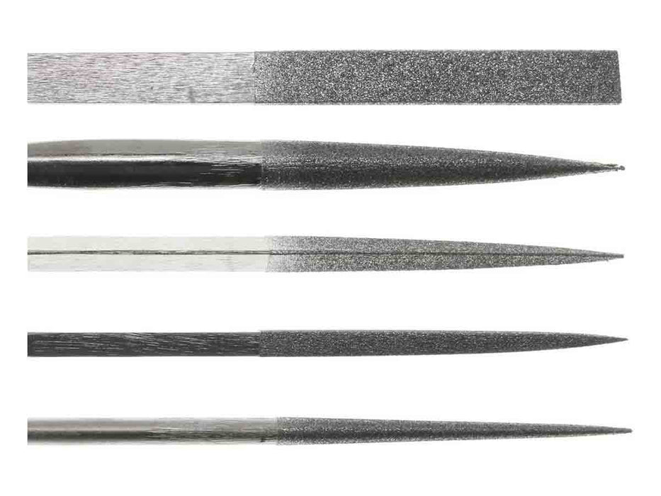 10pc 160mm/6.25 inch 150 Grit Diamond Needle File Set - widgetsupply.com