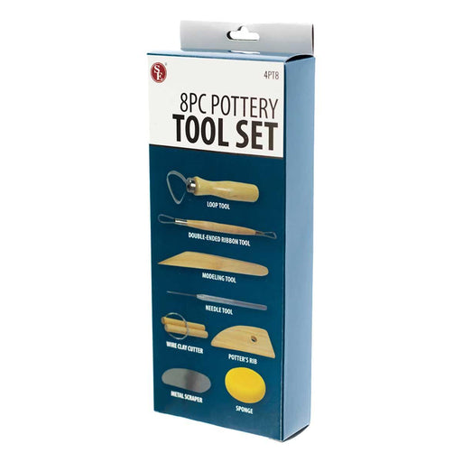 8pc Pottery Tool Set - widgetsupply.com