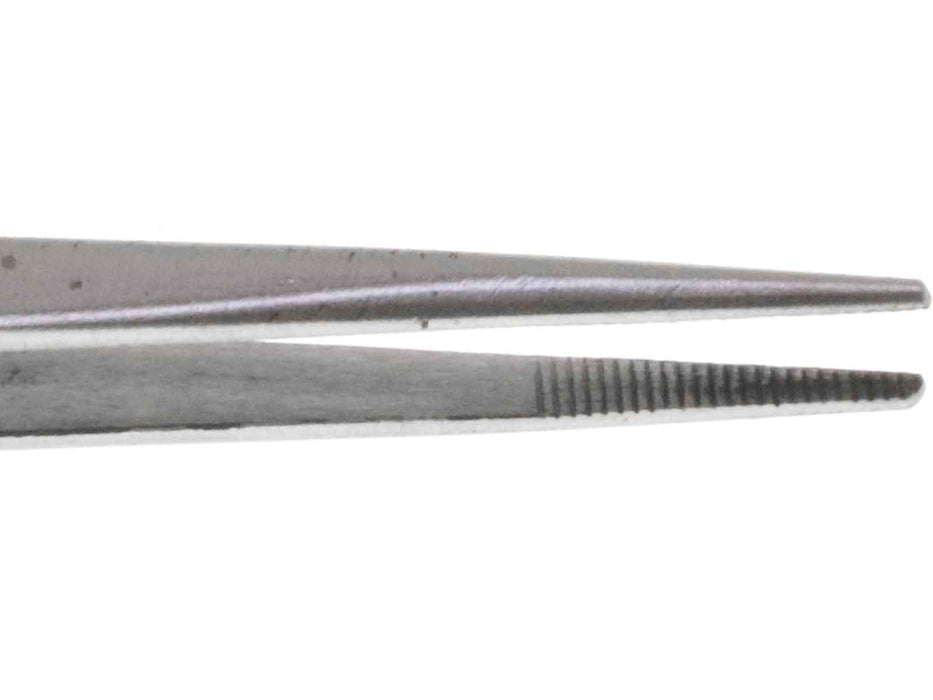 6.5 inch Blunt Serrated Clamp Tweezer - widgetsupply.com