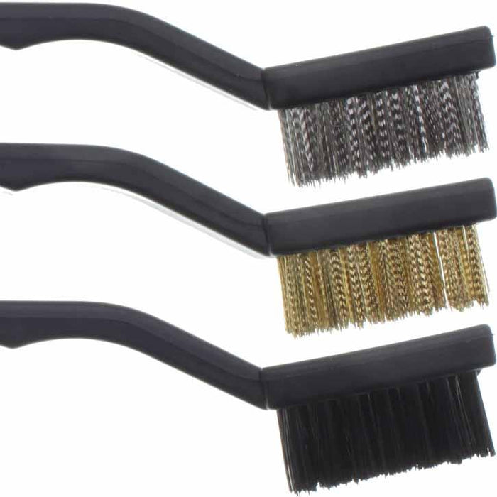 Tooth Brush Set; Nylon - Brass - and Steel - widgetsupply.com