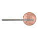 02.7mm - 7/64 inch 240 Grit Cylinder Diamond Burr - 1/8 inch shank - widgetsupply.com