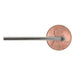 04.0mm - 5/32 inch 240 Grit Round Diamond Burr - 1/8 inch shank - widgetsupply.com