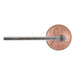 05.2mm - 13/64 inch 240 Grit Round Diamond Burr - 1/8 inch shank - widgetsupply.com