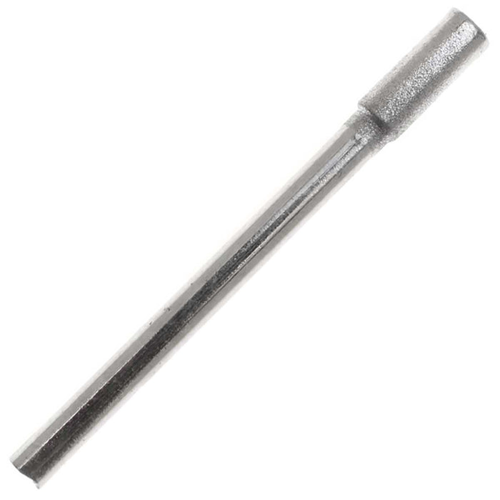 03.8mm - 5/32 inch 400 Grit Cylinder Diamond Burr - 1/8 inch shank - widgetsupply.com