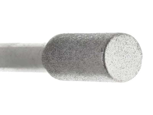 04.8mm - 3/16 inch 400 Grit Cylinder Diamond Burr - 1/8 inch shank - widgetsupply.com