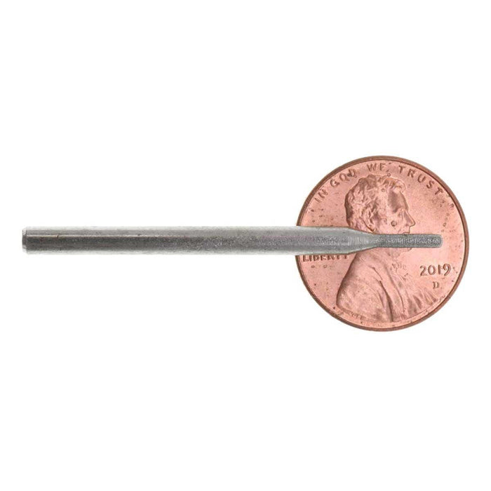 01.4mm - 1/16 inch 400 Grit Rounded Cylinder Diamond Burr - 1/8 inch shank - widgetsupply.com