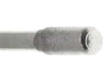 03.8mm - 5/32 inch 400 Grit Rounded Cylinder Diamond Burr - 1/8 inch shank - widgetsupply.com