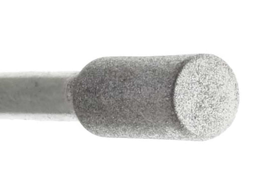 04.9mm - 3/16 inch 600 Grit Cylinder Diamond Burr - 1/8 inch shank - widgetsupply.com