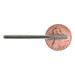 03.3mm - 1/8 inch 600 Grit Rounded Cylinder Diamond Burr - 1/8 inch shank - widgetsupply.com