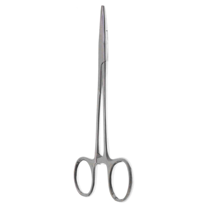 5 inch Needle Holder Hemostat - Plain Jaw - widgetsupply.com