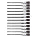 Acid Brush - 1/2 inch Wide - 12pc - widgetsupply.com