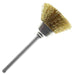 15.9mm - 5/8 inch Brass Cup Brush - 1/8 inch Shank - widgetsupply.com