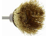 15.9mm - 5/8 inch Brass Cup Brush - 1/8 inch Shank - 36pc - widgetsupply.com