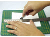 9 x 7 1/2 inch Green Self Healing Cutting Mat - widgetsupply.com