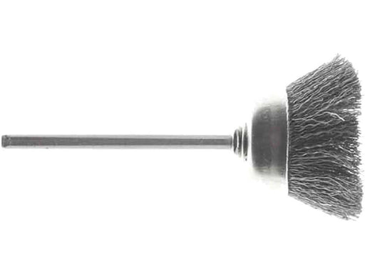 25.4mm - 1 inch Stainless Steel Cup Brush - 1/8 inch shank - widgetsupply.com