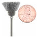 12.7mm - 1/2 inch Stainless Steel Cup Brush - 1/8 inch shank - widgetsupply.com