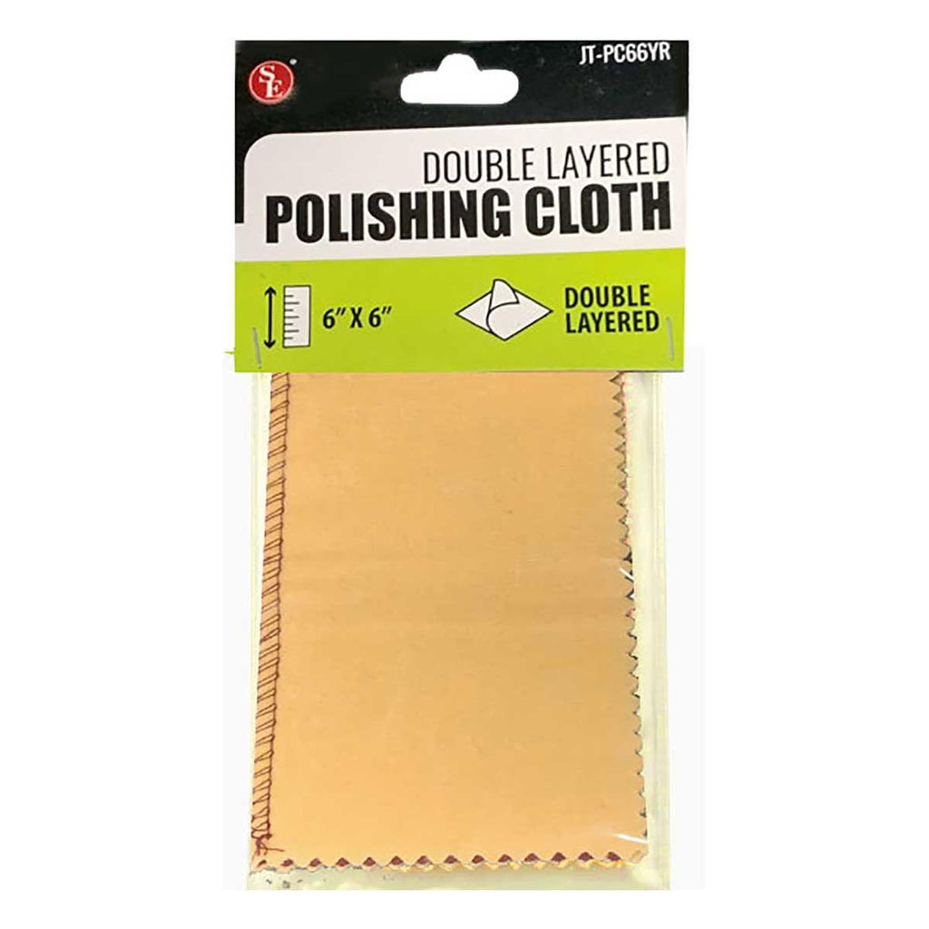 Jewelry Polishing Cloth 12x12 Double Side Jeweler Silver Gold Rouge