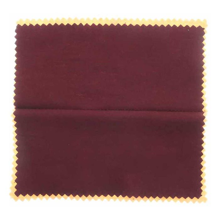 Jewelry Polishing Cloth - Yellow/Red - 6 x 6 inch - widgetsupply.com