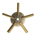 2pc Brass Clock Winding Key Set - 10 Sizes - widgetsupply.com