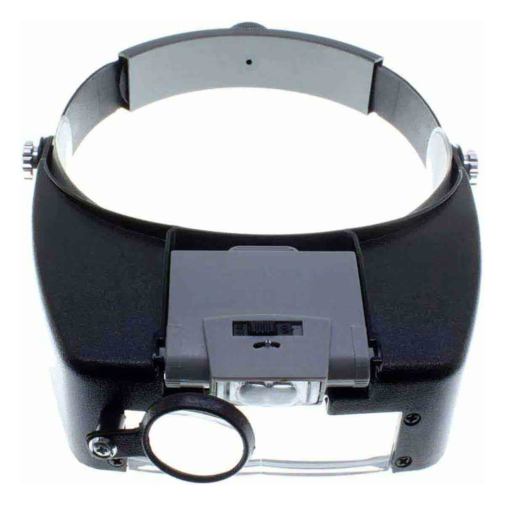 Headband Magnifier Visor, 3.5x Glass Lens, 4 Inch Focal Length