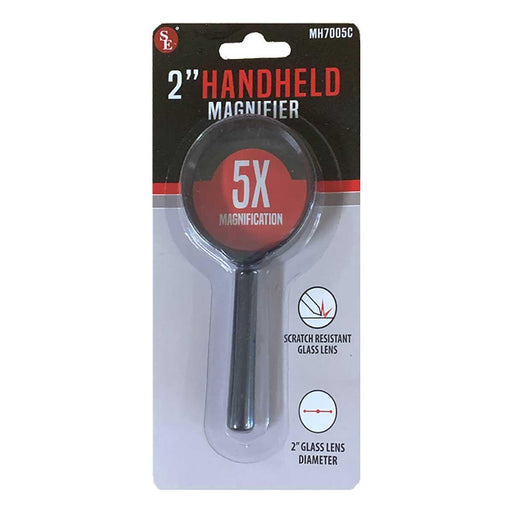 50.8mm - 2 inch 5X-16D Handle Magnifier Glass Lens - widgetsupply.com