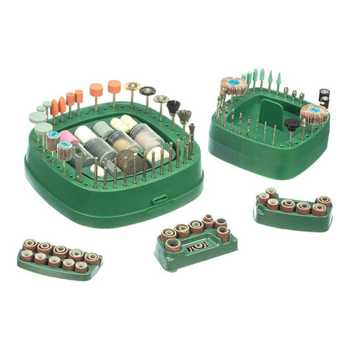 Rotary Tool Accessory Set - Revolving Stand - 276pc - widgetsupply.com