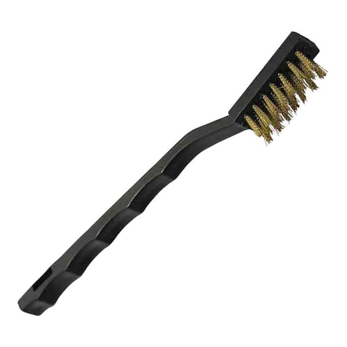 Tooth Brush - Brass - Plastic Handle - widgetsupply.com