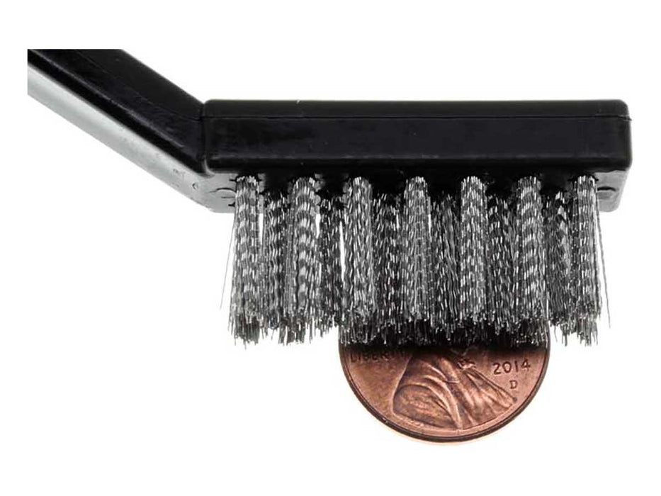 Tooth Brush - Stainless Steel - Plastic Handle - widgetsupply.com
