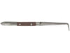 6.5 inch Right Angle Blunt Serrated Clamp Tweezer - Fiber Grip - widgetsupply.com