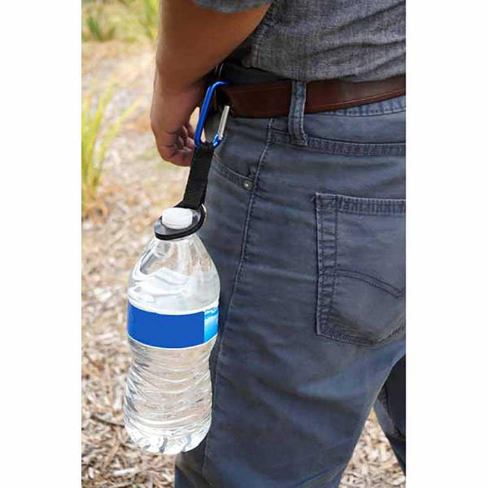 Water Bottle Holder with Carabiner - Slip On —