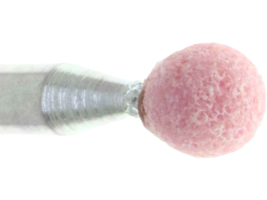 04.8mm - 3/16 inch 120 Grit Round Pink Grinding Stone, USA - widgetsupply.com