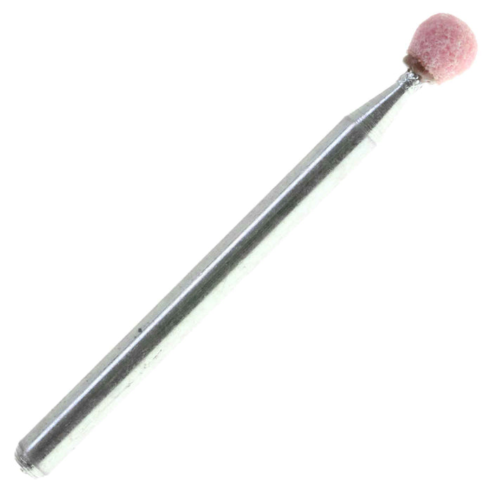 04.8mm - 3/16 inch 120 Grit Round Pink Grinding Stone, USA - widgetsupply.com