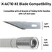 X-ACTO #2 - X202 Large Fine Point Knife Blades - 5 Pack - widgetsupply.com